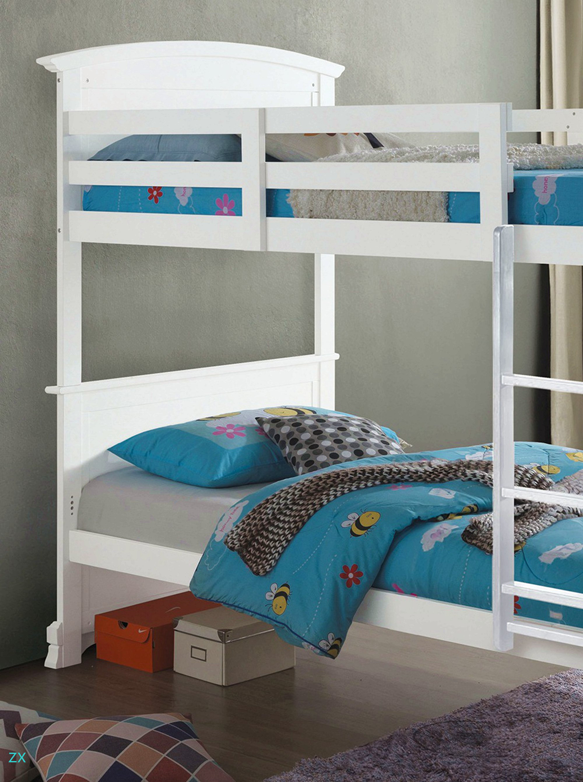 Harriet Bee Transition Twin Full Bunk Bed Finish Plank Style And